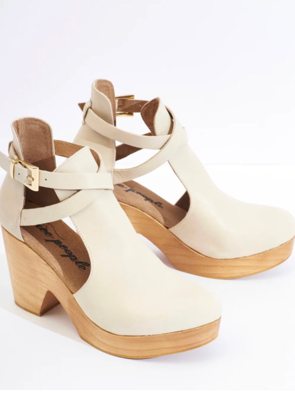 Free People Cedar Clog Afterglow/Cream/Taupe Neutral EU 38 / US 7.5